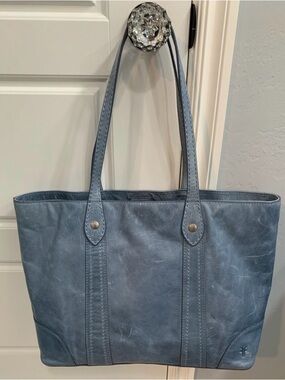 🕊️FRYE Melissa Washed Denim Shopper Tote